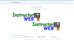 Desktop Screenshot of instructorweb.com